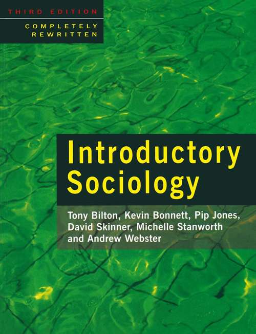 Book cover of Introductory Sociology (3rd ed. 1996)