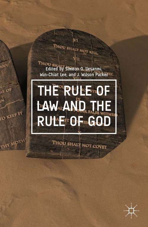 Book cover of The Rule of Law and the Rule of God (2014)