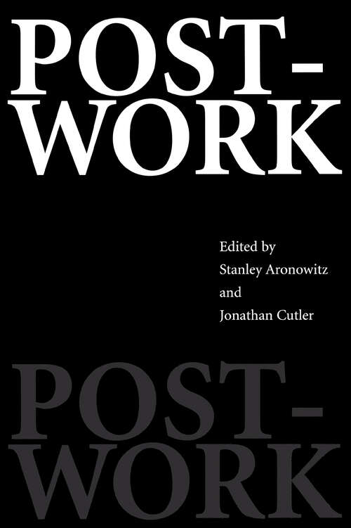 Book cover of Post-Work