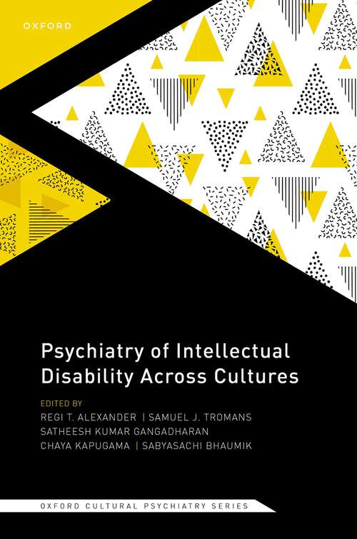 Book cover of Psychiatry of Intellectual Disability Across Cultures (Oxford Cultural Psychiatry)