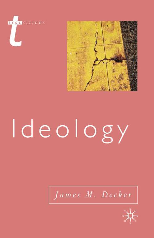 Book cover of Ideology (Transitions)