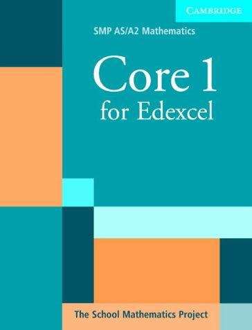 Book cover of Core 1 for Edexcel (PDF)
