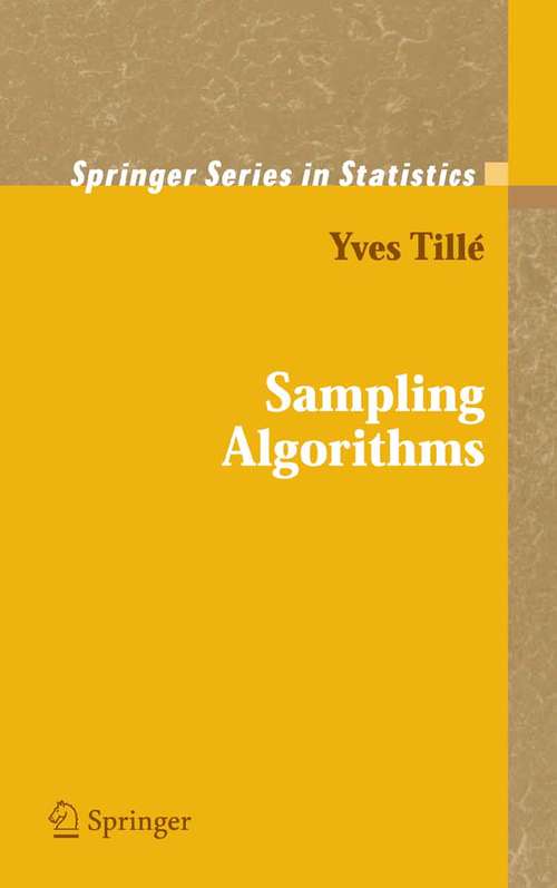 Book cover of Sampling Algorithms (2006) (Springer Series in Statistics)