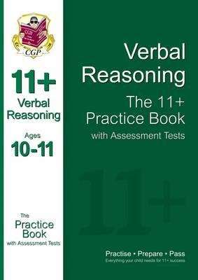 Book cover of 11+ Verbal Reasoning Practice Book with Assessment Tests (Ages 10-11) (PDF)