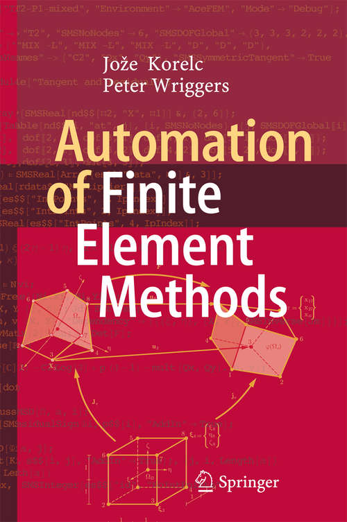 Book cover of Automation of Finite Element Methods (1st ed. 2016)