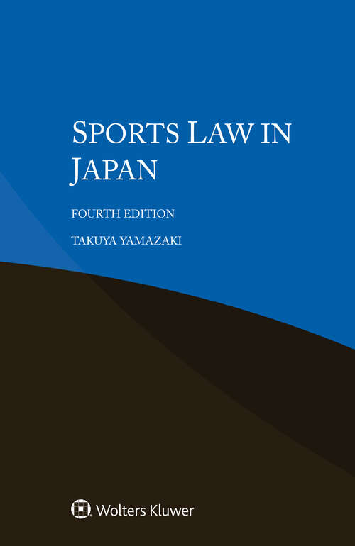 Book cover of Sports Law in Japan (4)