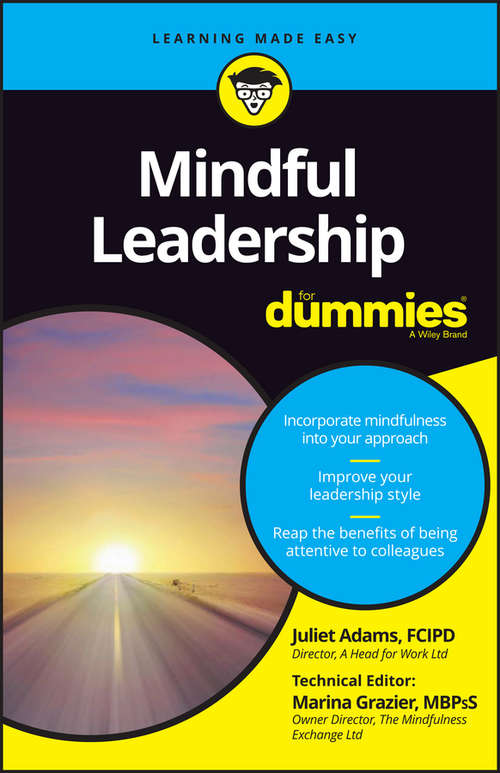 Book cover of Mindful Leadership For Dummies