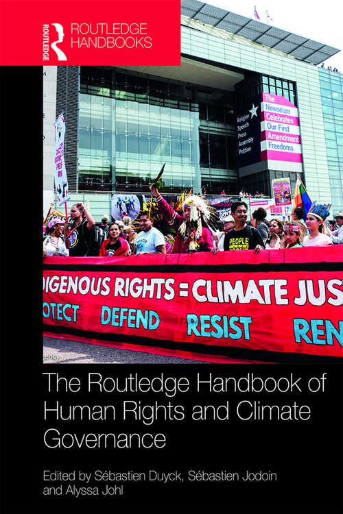 Book cover of Routledge Handbook of Human Rights and Climate Governance (Routledge International Handbooks)