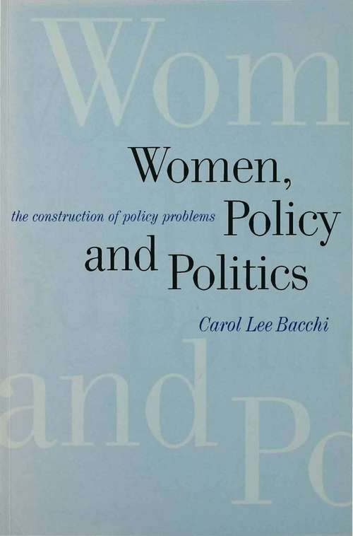 Book cover of Women, Policy and Politics