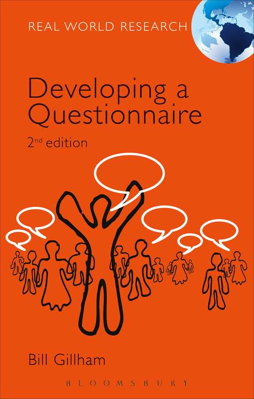 Book cover of Developing a Questionnaire (Real World Research)