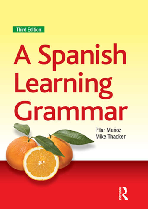 Book cover of A Spanish Learning Grammar