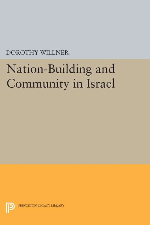 Book cover of Nation-Building and Community in Israel