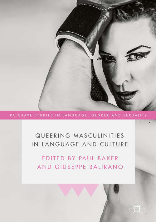 Book cover of Queering Masculinities in Language and Culture