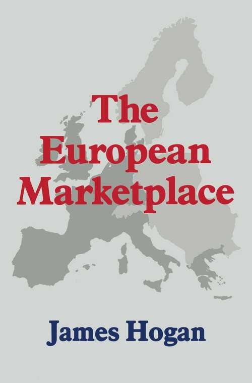 Book cover of The European Marketplace: (pdf) (1st ed. 1991)
