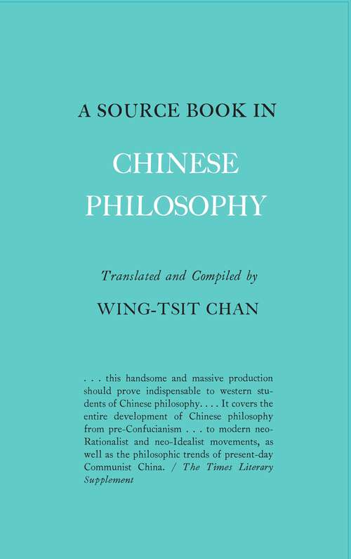 Book cover of A Source Book in Chinese Philosophy (PDF)