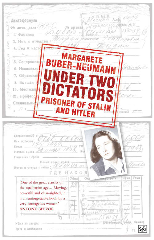 Book cover of Under Two Dictators: With an introduction by Nikolaus Wachsmann