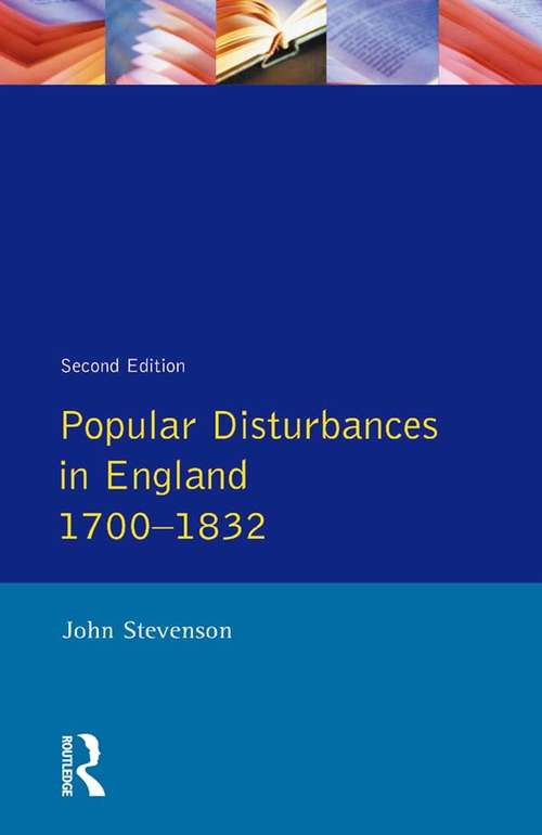Book cover of Popular Disturbances in England 1700-1832