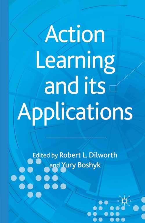Book cover of Action Learning and its Applications (2010)