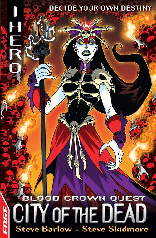 Book cover of City of the Dead: Blood Crown Quest 4 (EDGE: I HERO: Quests #7)