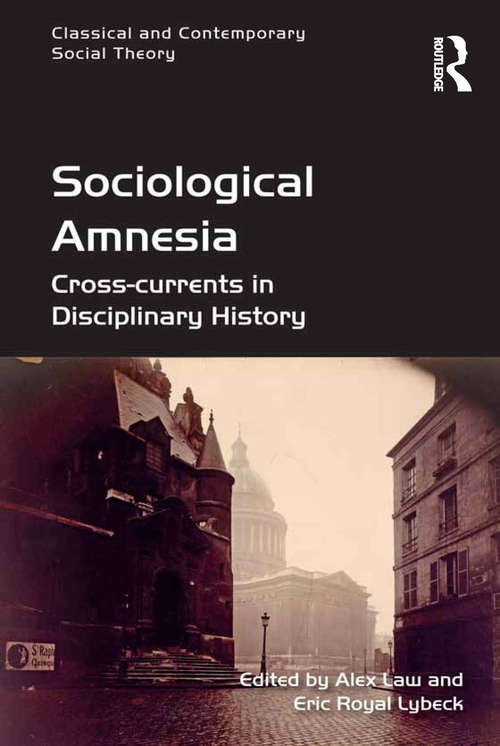 Book cover of Sociological Amnesia: Cross-currents in Disciplinary History (Classical and Contemporary Social Theory)