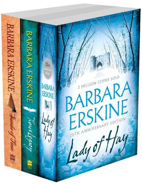 Book cover of Barbara Erskine 3-Book Collection: Lady of Hay, Time’s Legacy, Sands of Time (ePub edition)