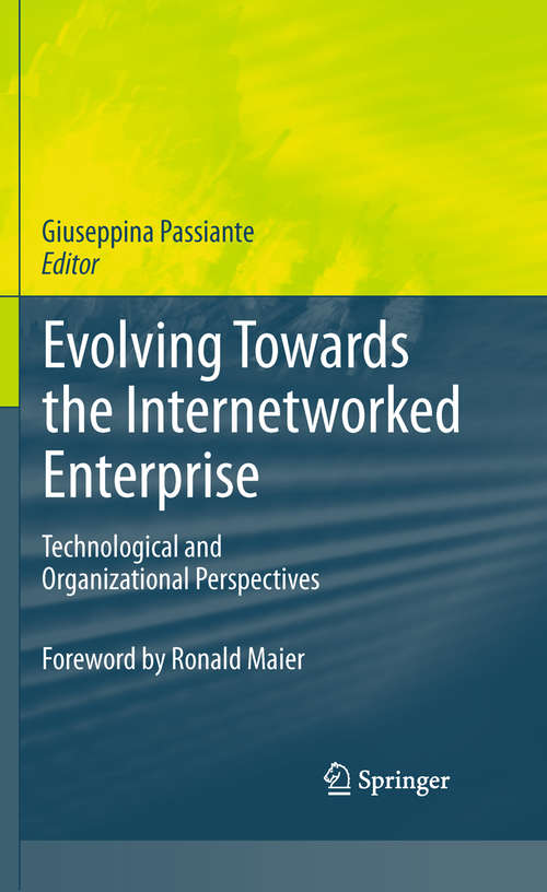 Book cover of Evolving Towards the Internetworked Enterprise: Technological and Organizational Perspectives (2010)