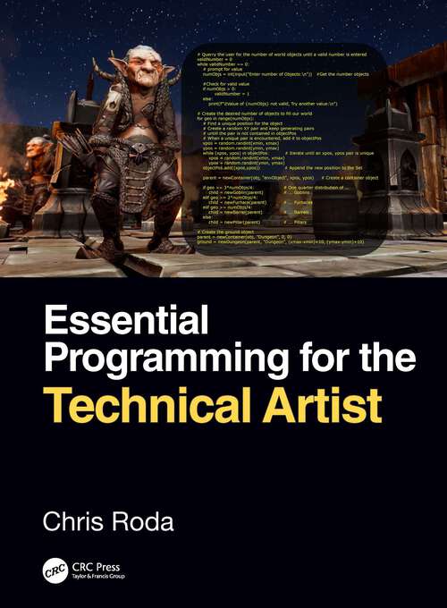 Book cover of Essential Programming for the Technical Artist