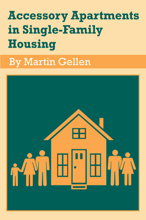 Book cover of Accessory Apartments in Single-family Housing