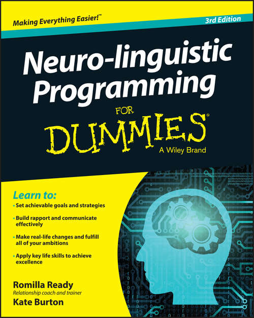 Book cover of Neuro-linguistic Programming For Dummies (3)