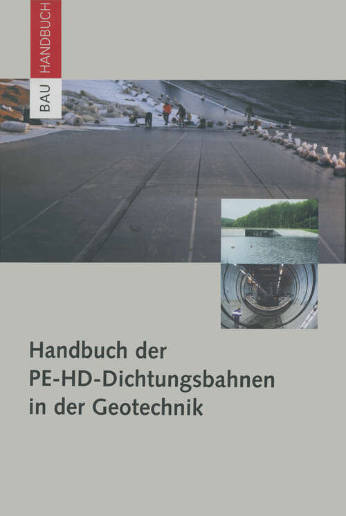 Book cover of Handbuch der PE-HD-Dichtungsbahnen in der Geotechnik (2001)