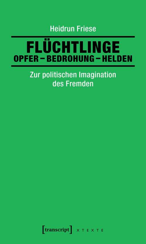 Book cover of Flüchtlinge: Zur politischen Imagination des Fremden (X-Texte zu Kultur und Gesellschaft)