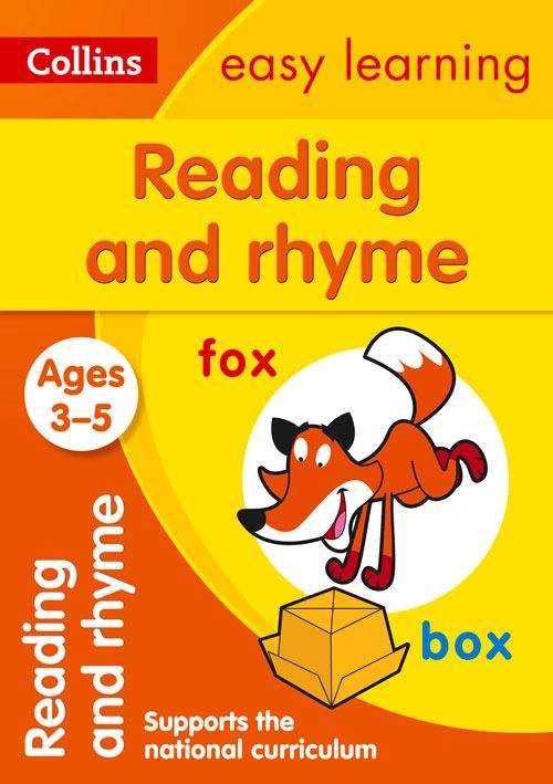 Book cover of Reading and Rhyme Ages 3-5 (Collins Easy Learning Preschool Ser.) (PDF)