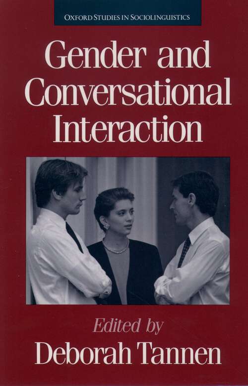 Book cover of Gender And Conversational Interaction