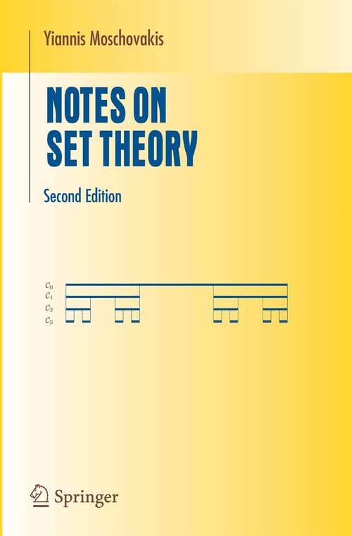 Book cover of Notes on Set Theory (2nd ed. 2006) (Undergraduate Texts in Mathematics)