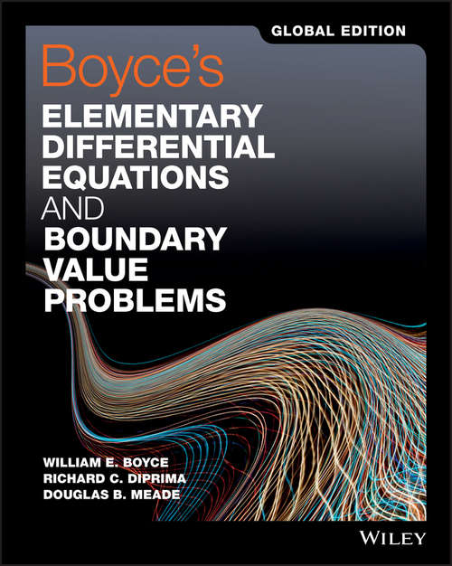 Book cover of Boyce's Elementary Differential Equations and Boundary Value Problems