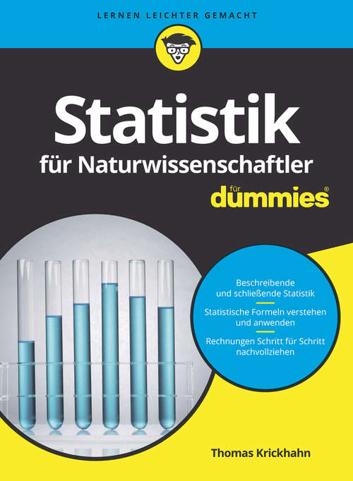 Book cover of Statistik für Naturwissenschaftler für Dummies (Für Dummies)