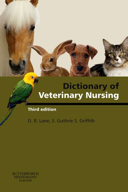 Book cover of Dictionary of Veterinary Nursing E-Book (3)