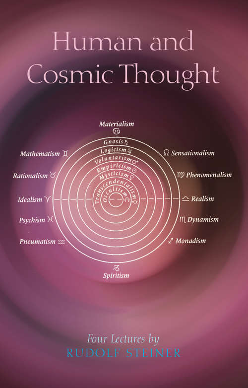 Book cover of Human and Cosmic Thought