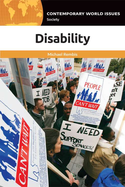 Book cover of Disability: A Reference Handbook (Contemporary World Issues)