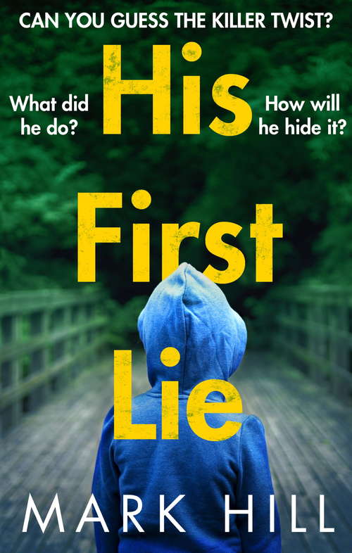Book cover of His First Lie: Can you guess the killer twist? (DI Ray Drake)