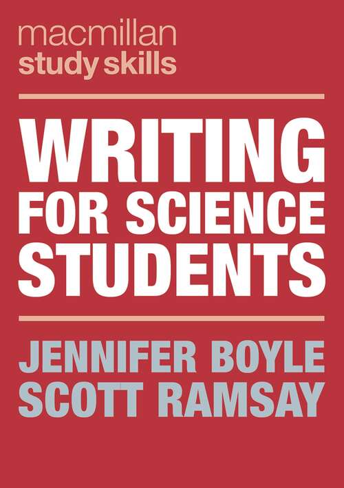 Book cover of Writing for Science Students (1st ed. 2017) (Macmillan Study Skills)