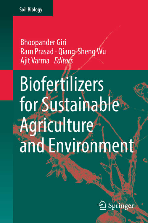 Book cover of Biofertilizers for Sustainable Agriculture and Environment (1st ed. 2019) (Soil Biology #55)