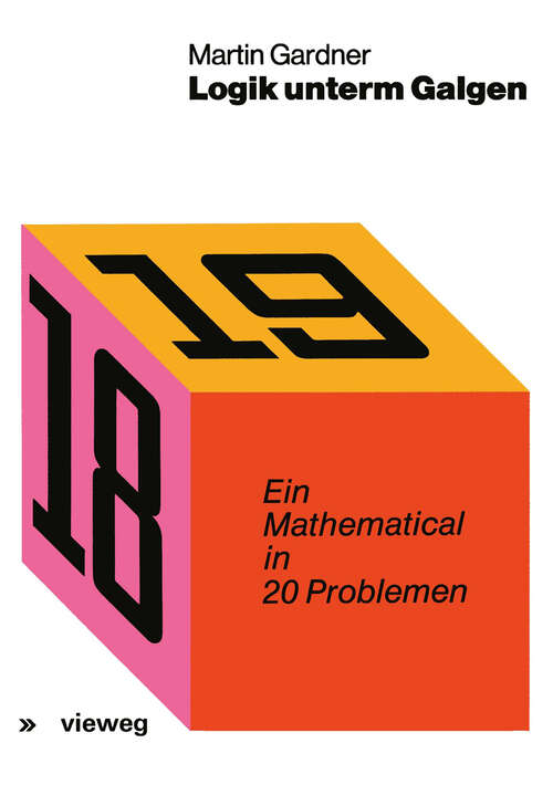Book cover of Logik unterm Galgen: Ein Mathematical in 20 Problemen (1971)