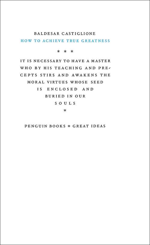 Book cover of How to Achieve True Greatness (Penguin Great Ideas Ser.)