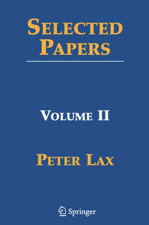Book cover of Selected Papers II (2005)