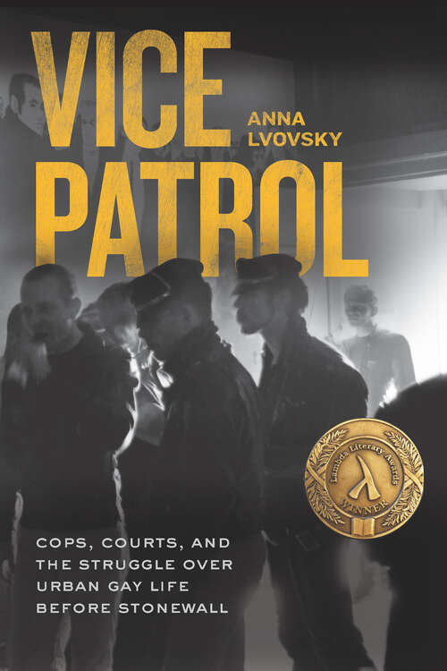 Book cover of Vice Patrol: Cops, Courts, and the Struggle over Urban Gay Life before Stonewall