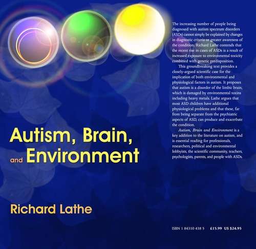 Book cover of Autism, Brain, and Environment (PDF)