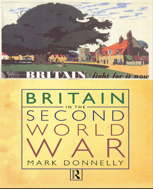 Book cover of Britain in the Second World War