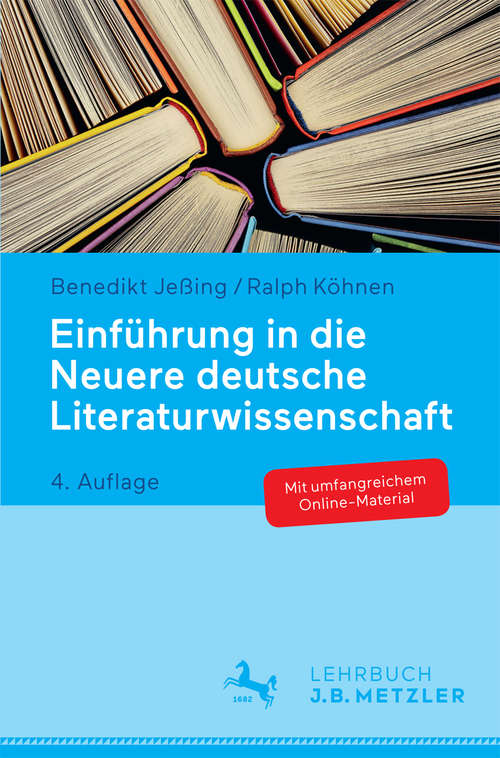 Book cover of Einführung in die Neuere deutsche Literaturwissenschaft