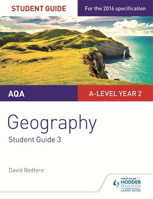 Book cover of AQA A-level Geography Student Guide 3: Hazards; Population and the Environment (PDF)